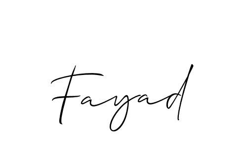 It looks lik you need a new signature style for name Fayad. Design unique handwritten (Allison_Script) signature with our free signature maker in just a few clicks. Fayad signature style 2 images and pictures png