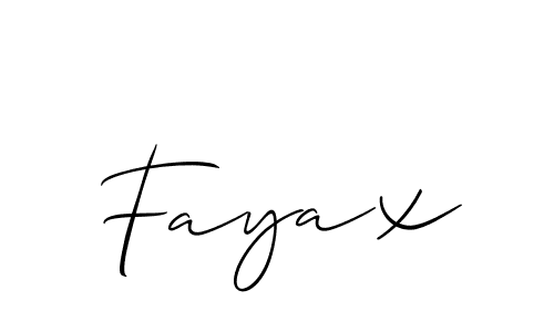 Make a short Fayax signature style. Manage your documents anywhere anytime using Allison_Script. Create and add eSignatures, submit forms, share and send files easily. Fayax signature style 2 images and pictures png