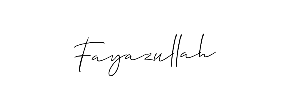 if you are searching for the best signature style for your name Fayazullah. so please give up your signature search. here we have designed multiple signature styles  using Allison_Script. Fayazullah signature style 2 images and pictures png