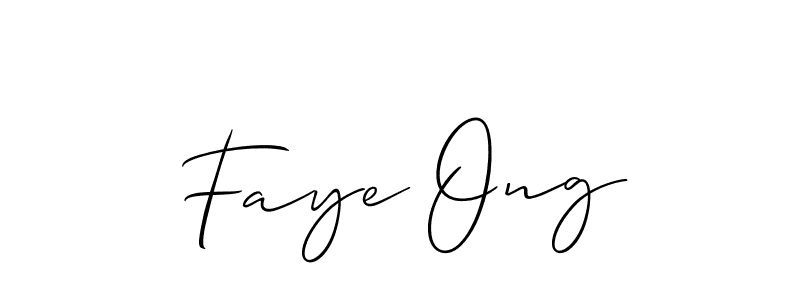 How to Draw Faye Ong signature style? Allison_Script is a latest design signature styles for name Faye Ong. Faye Ong signature style 2 images and pictures png