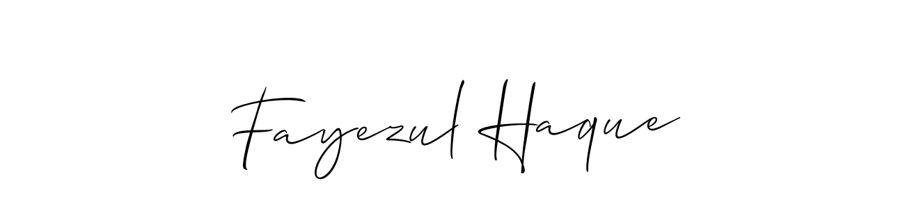 Similarly Allison_Script is the best handwritten signature design. Signature creator online .You can use it as an online autograph creator for name Fayezul Haque. Fayezul Haque signature style 2 images and pictures png