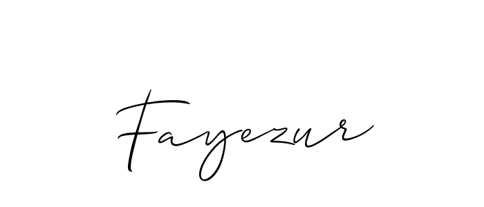 Also we have Fayezur name is the best signature style. Create professional handwritten signature collection using Allison_Script autograph style. Fayezur signature style 2 images and pictures png