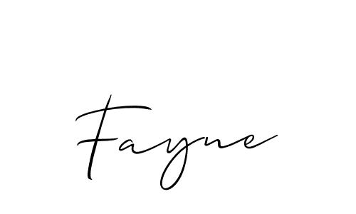 Also we have Fayne name is the best signature style. Create professional handwritten signature collection using Allison_Script autograph style. Fayne signature style 2 images and pictures png