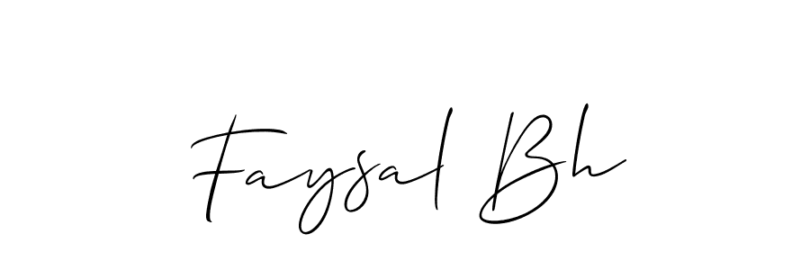 Best and Professional Signature Style for Faysal Bh. Allison_Script Best Signature Style Collection. Faysal Bh signature style 2 images and pictures png
