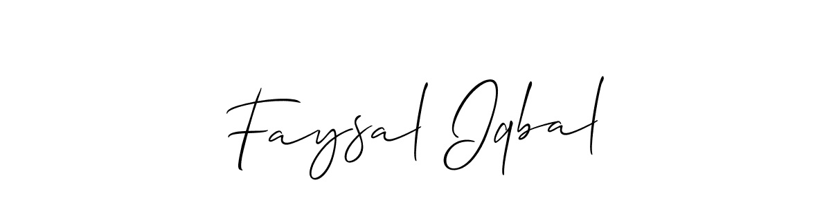 How to Draw Faysal Iqbal signature style? Allison_Script is a latest design signature styles for name Faysal Iqbal. Faysal Iqbal signature style 2 images and pictures png