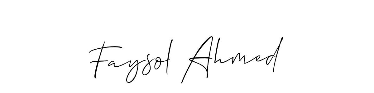 Make a short Faysol Ahmed signature style. Manage your documents anywhere anytime using Allison_Script. Create and add eSignatures, submit forms, share and send files easily. Faysol Ahmed signature style 2 images and pictures png