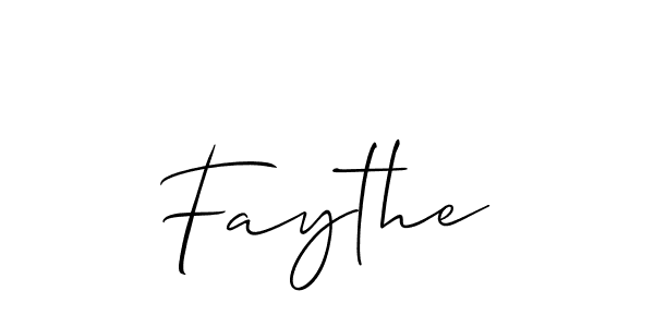 Similarly Allison_Script is the best handwritten signature design. Signature creator online .You can use it as an online autograph creator for name Faythe. Faythe signature style 2 images and pictures png