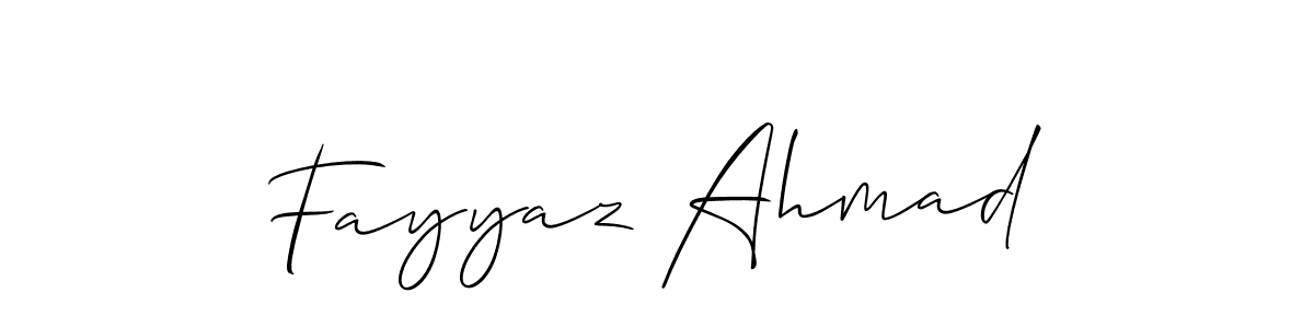 if you are searching for the best signature style for your name Fayyaz Ahmad. so please give up your signature search. here we have designed multiple signature styles  using Allison_Script. Fayyaz Ahmad signature style 2 images and pictures png