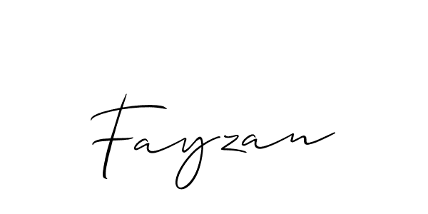 Make a beautiful signature design for name Fayzan. Use this online signature maker to create a handwritten signature for free. Fayzan signature style 2 images and pictures png