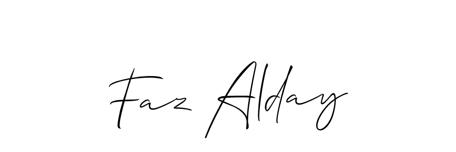 Once you've used our free online signature maker to create your best signature Allison_Script style, it's time to enjoy all of the benefits that Faz Alday name signing documents. Faz Alday signature style 2 images and pictures png