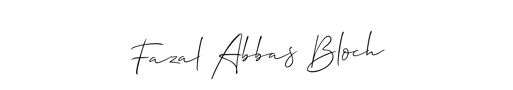 Similarly Allison_Script is the best handwritten signature design. Signature creator online .You can use it as an online autograph creator for name Fazal Abbas Bloch. Fazal Abbas Bloch signature style 2 images and pictures png
