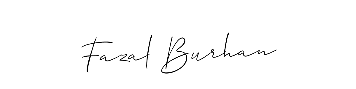 How to Draw Fazal Burhan signature style? Allison_Script is a latest design signature styles for name Fazal Burhan. Fazal Burhan signature style 2 images and pictures png