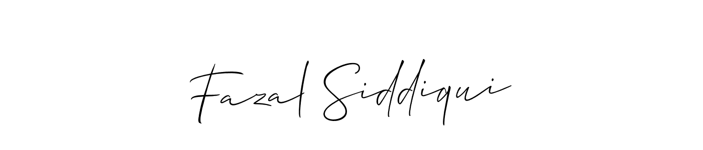 Make a short Fazal Siddiqui signature style. Manage your documents anywhere anytime using Allison_Script. Create and add eSignatures, submit forms, share and send files easily. Fazal Siddiqui signature style 2 images and pictures png