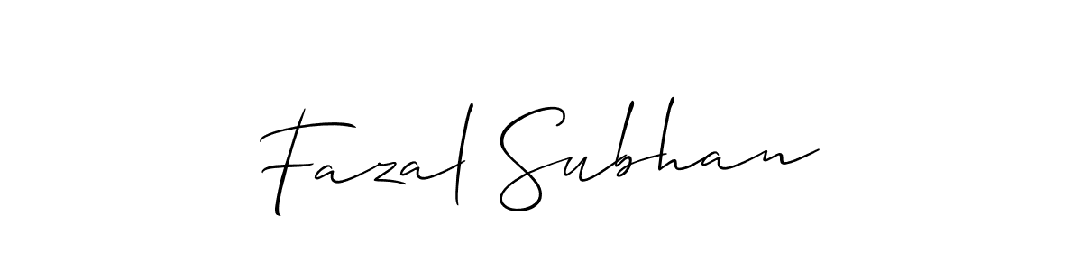 Similarly Allison_Script is the best handwritten signature design. Signature creator online .You can use it as an online autograph creator for name Fazal Subhan. Fazal Subhan signature style 2 images and pictures png
