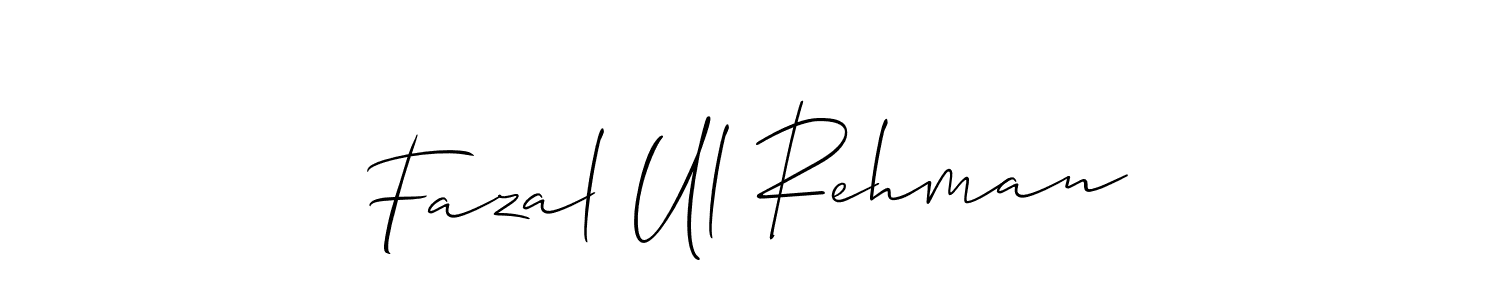 Also You can easily find your signature by using the search form. We will create Fazal Ul Rehman name handwritten signature images for you free of cost using Allison_Script sign style. Fazal Ul Rehman signature style 2 images and pictures png