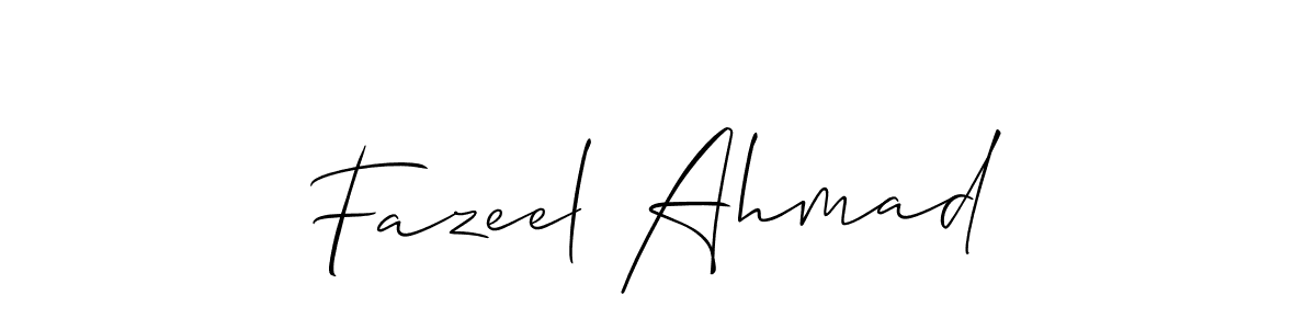 Once you've used our free online signature maker to create your best signature Allison_Script style, it's time to enjoy all of the benefits that Fazeel Ahmad name signing documents. Fazeel Ahmad signature style 2 images and pictures png