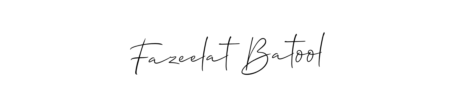 Check out images of Autograph of Fazeelat Batool name. Actor Fazeelat Batool Signature Style. Allison_Script is a professional sign style online. Fazeelat Batool signature style 2 images and pictures png