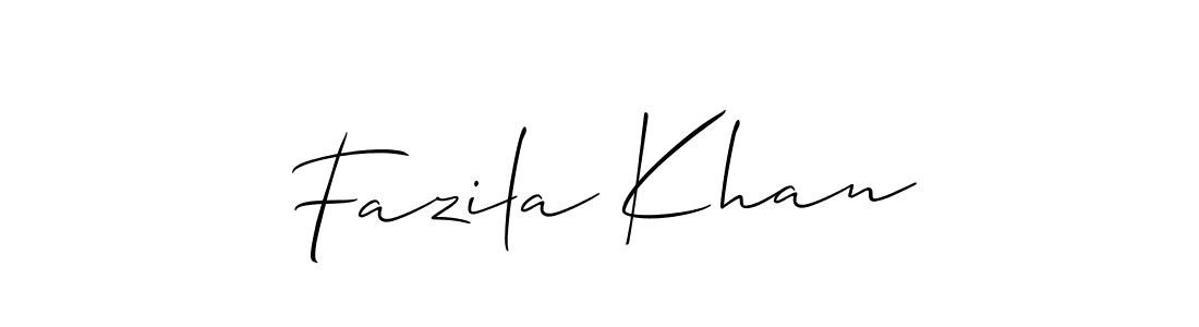 This is the best signature style for the Fazila Khan name. Also you like these signature font (Allison_Script). Mix name signature. Fazila Khan signature style 2 images and pictures png