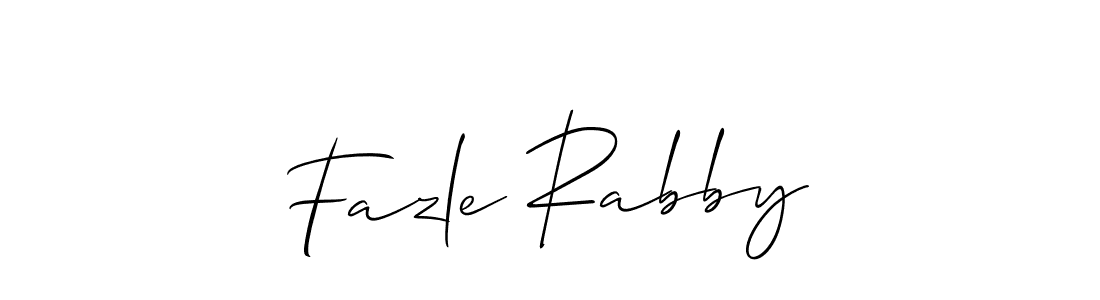 Make a beautiful signature design for name Fazle Rabby. Use this online signature maker to create a handwritten signature for free. Fazle Rabby signature style 2 images and pictures png