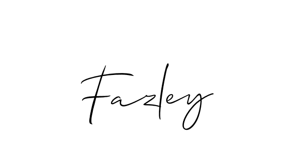 Make a beautiful signature design for name Fazley. Use this online signature maker to create a handwritten signature for free. Fazley signature style 2 images and pictures png