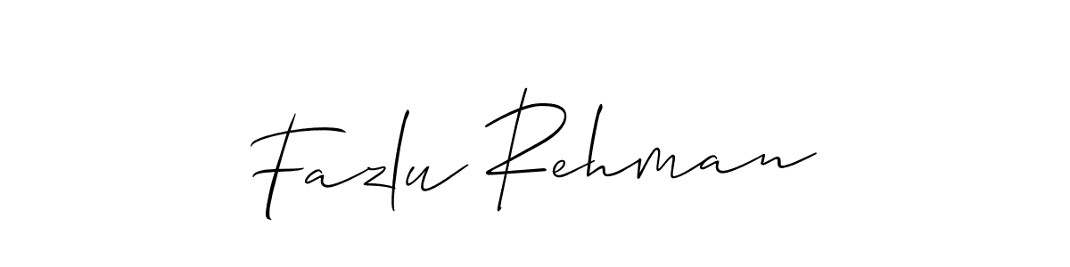 Once you've used our free online signature maker to create your best signature Allison_Script style, it's time to enjoy all of the benefits that Fazlu Rehman name signing documents. Fazlu Rehman signature style 2 images and pictures png