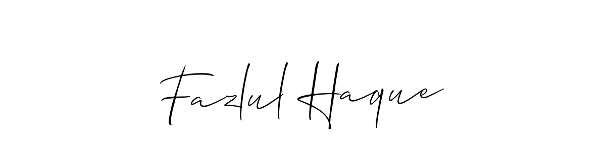Use a signature maker to create a handwritten signature online. With this signature software, you can design (Allison_Script) your own signature for name Fazlul Haque. Fazlul Haque signature style 2 images and pictures png