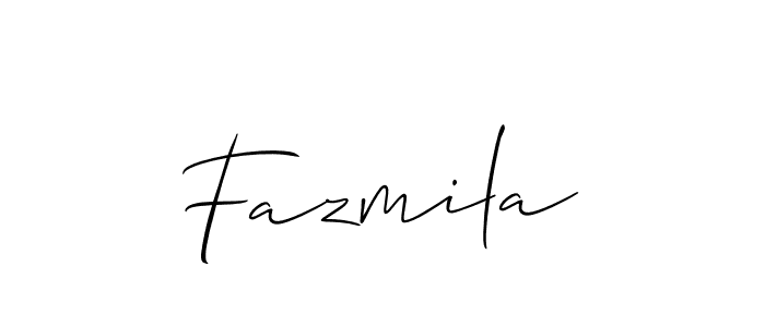 Once you've used our free online signature maker to create your best signature Allison_Script style, it's time to enjoy all of the benefits that Fazmila name signing documents. Fazmila signature style 2 images and pictures png