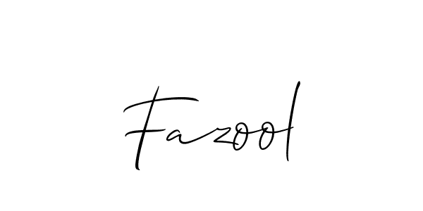 How to make Fazool signature? Allison_Script is a professional autograph style. Create handwritten signature for Fazool name. Fazool signature style 2 images and pictures png