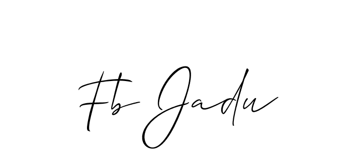 Here are the top 10 professional signature styles for the name Fb Jadu. These are the best autograph styles you can use for your name. Fb Jadu signature style 2 images and pictures png