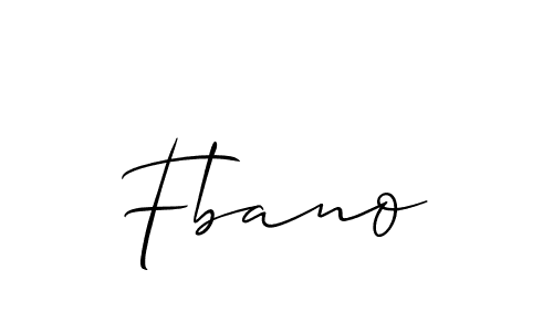 Fbano stylish signature style. Best Handwritten Sign (Allison_Script) for my name. Handwritten Signature Collection Ideas for my name Fbano. Fbano signature style 2 images and pictures png