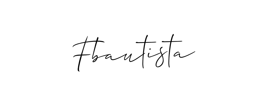 How to make Fbautista name signature. Use Allison_Script style for creating short signs online. This is the latest handwritten sign. Fbautista signature style 2 images and pictures png