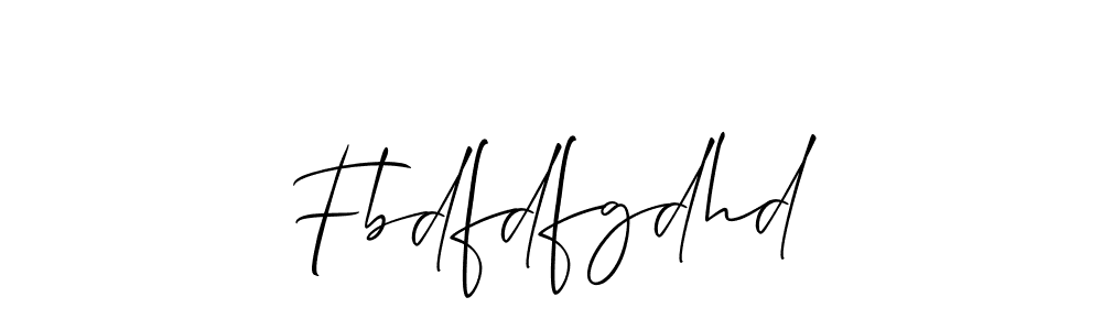The best way (Allison_Script) to make a short signature is to pick only two or three words in your name. The name Fbdfdfgdhd include a total of six letters. For converting this name. Fbdfdfgdhd signature style 2 images and pictures png