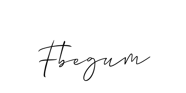 Fbegum stylish signature style. Best Handwritten Sign (Allison_Script) for my name. Handwritten Signature Collection Ideas for my name Fbegum. Fbegum signature style 2 images and pictures png