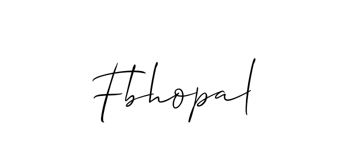 How to make Fbhopal name signature. Use Allison_Script style for creating short signs online. This is the latest handwritten sign. Fbhopal signature style 2 images and pictures png