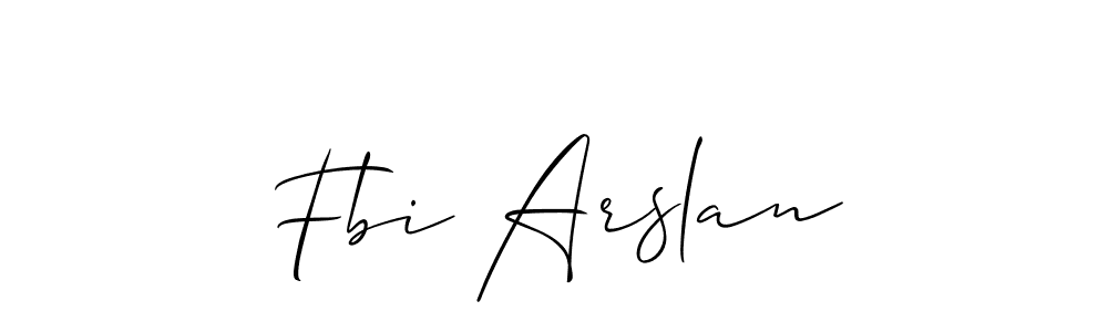 It looks lik you need a new signature style for name Fbi Arslan. Design unique handwritten (Allison_Script) signature with our free signature maker in just a few clicks. Fbi Arslan signature style 2 images and pictures png