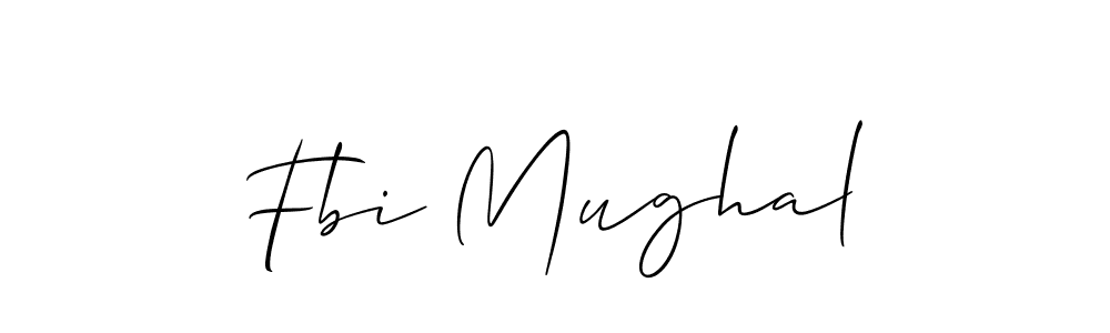 Make a beautiful signature design for name Fbi Mughal. With this signature (Allison_Script) style, you can create a handwritten signature for free. Fbi Mughal signature style 2 images and pictures png
