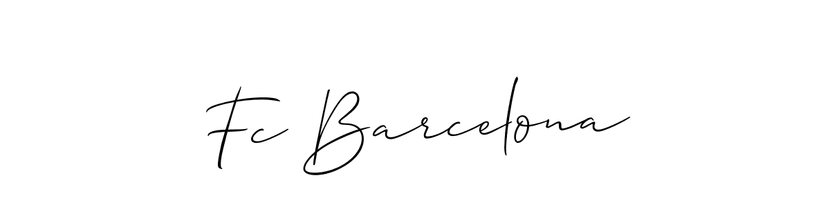 Make a short Fc Barcelona signature style. Manage your documents anywhere anytime using Allison_Script. Create and add eSignatures, submit forms, share and send files easily. Fc Barcelona signature style 2 images and pictures png