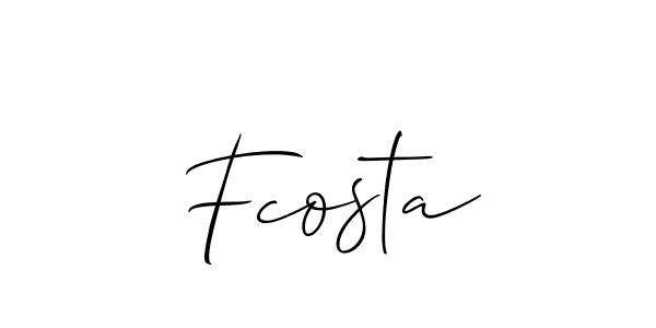You can use this online signature creator to create a handwritten signature for the name Fcosta. This is the best online autograph maker. Fcosta signature style 2 images and pictures png