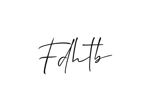 How to Draw Fdhtb signature style? Allison_Script is a latest design signature styles for name Fdhtb. Fdhtb signature style 2 images and pictures png