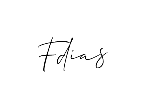 Fdias stylish signature style. Best Handwritten Sign (Allison_Script) for my name. Handwritten Signature Collection Ideas for my name Fdias. Fdias signature style 2 images and pictures png