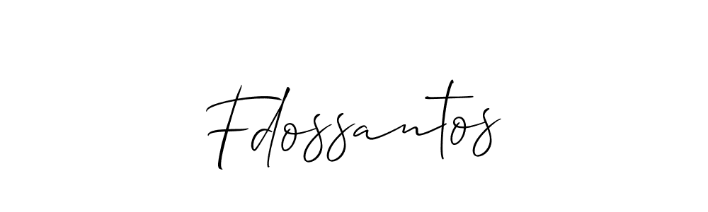 You should practise on your own different ways (Allison_Script) to write your name (Fdossantos) in signature. don't let someone else do it for you. Fdossantos signature style 2 images and pictures png
