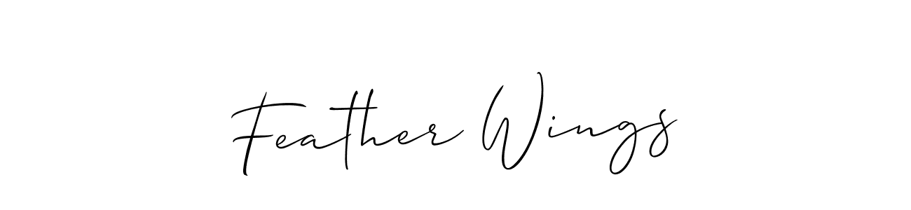 This is the best signature style for the Feather Wings name. Also you like these signature font (Allison_Script). Mix name signature. Feather Wings signature style 2 images and pictures png