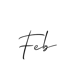 Design your own signature with our free online signature maker. With this signature software, you can create a handwritten (Allison_Script) signature for name Feb. Feb signature style 2 images and pictures png