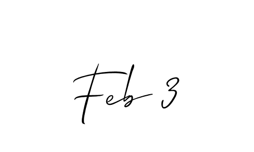 Use a signature maker to create a handwritten signature online. With this signature software, you can design (Allison_Script) your own signature for name Feb 3. Feb 3 signature style 2 images and pictures png