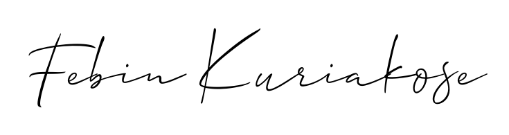 Turn your name Febin Kuriakose into a signature brand with Allison_Script styling. Download in standard PNG or transparent format anytime. Febin Kuriakose signature style 2 images and pictures png