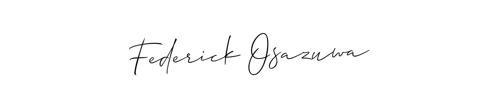 Check out images of Autograph of Federick Osazuwa name. Actor Federick Osazuwa Signature Style. Allison_Script is a professional sign style online. Federick Osazuwa signature style 2 images and pictures png