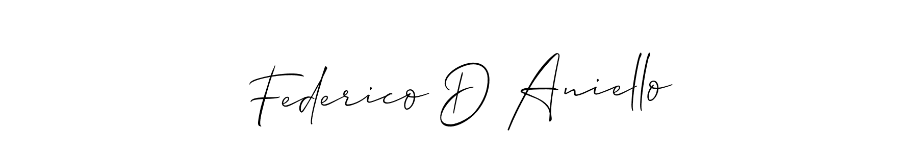 Here are the top 10 professional signature styles for the name Federico D Aniello. These are the best autograph styles you can use for your name. Federico D Aniello signature style 2 images and pictures png