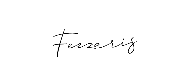 You can use this online signature creator to create a handwritten signature for the name Feezaris. This is the best online autograph maker. Feezaris signature style 2 images and pictures png