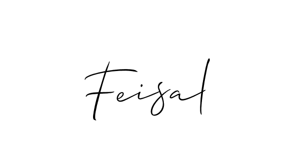 Also You can easily find your signature by using the search form. We will create Feisal name handwritten signature images for you free of cost using Allison_Script sign style. Feisal signature style 2 images and pictures png