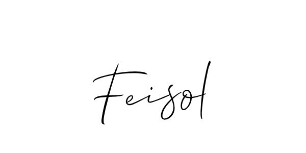 Make a beautiful signature design for name Feisol. Use this online signature maker to create a handwritten signature for free. Feisol signature style 2 images and pictures png